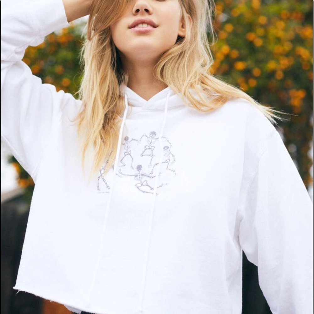 Brandy Melville J Galt skeleton hoodie